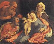 Madonna and Child with Saints Lorenzo Lotto